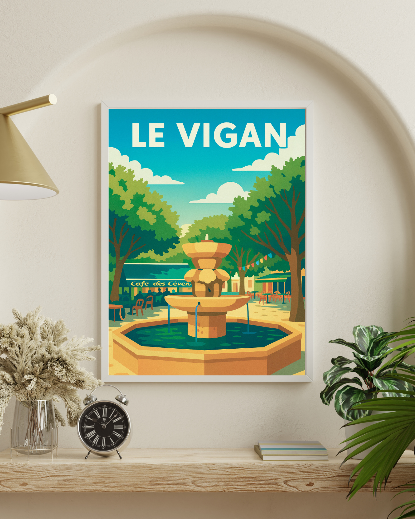 Les Cévennes et sa place du Vigan