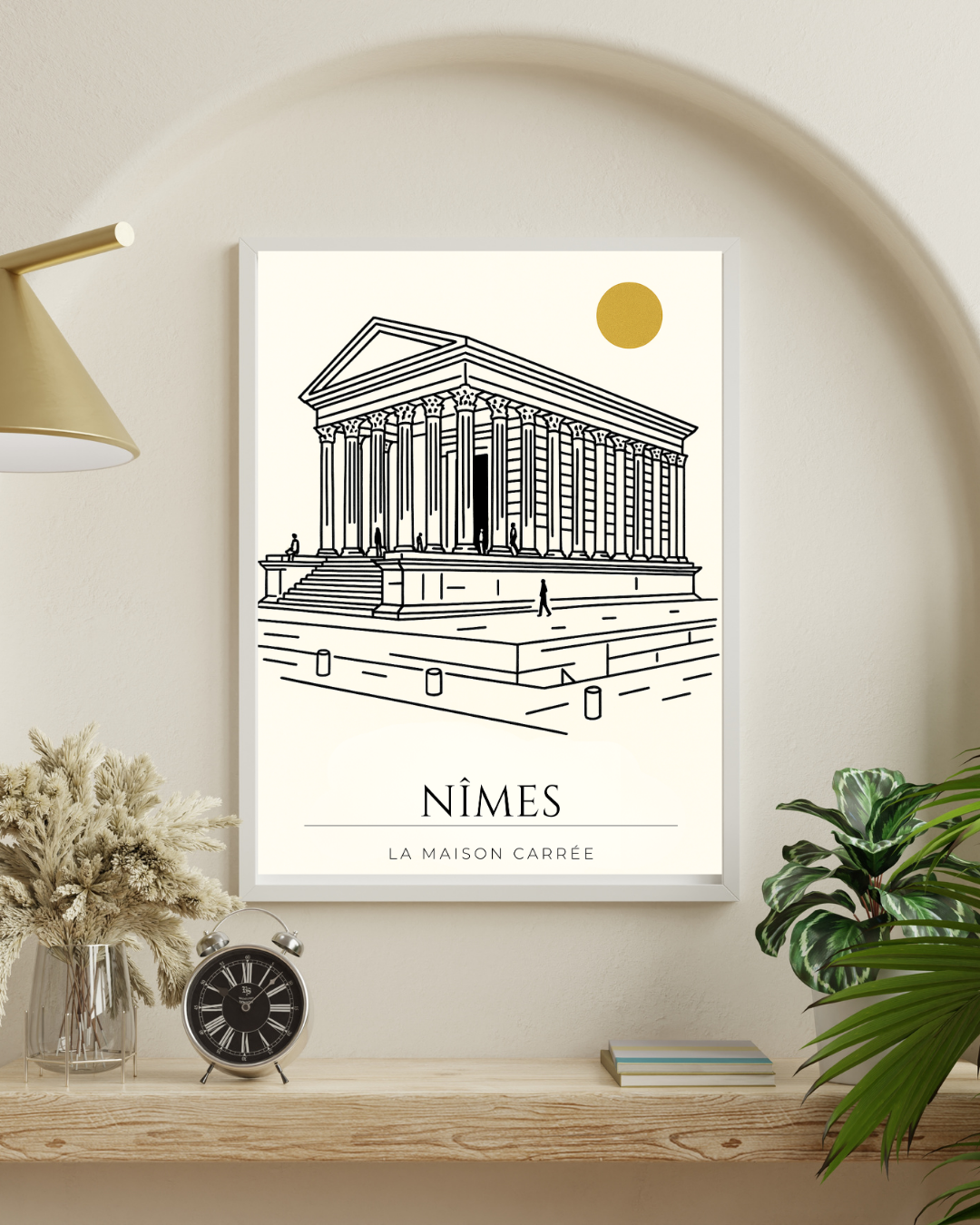 Nîmes, La Maison Carrée new line