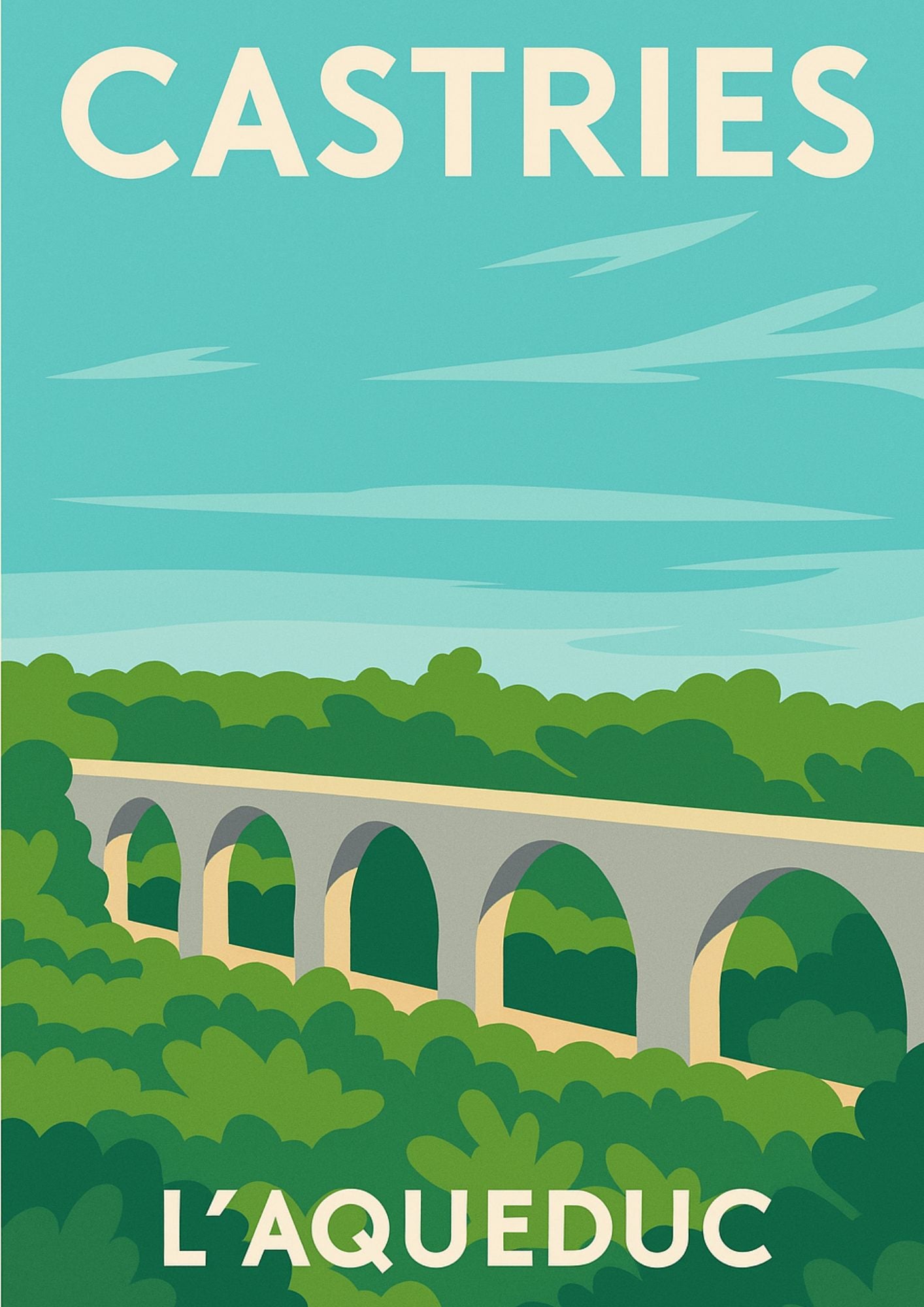 CASTRIES, l'Aqueduc