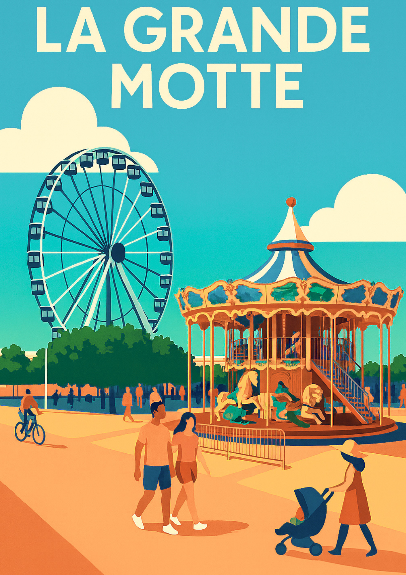 La Grande-Motte , le manège