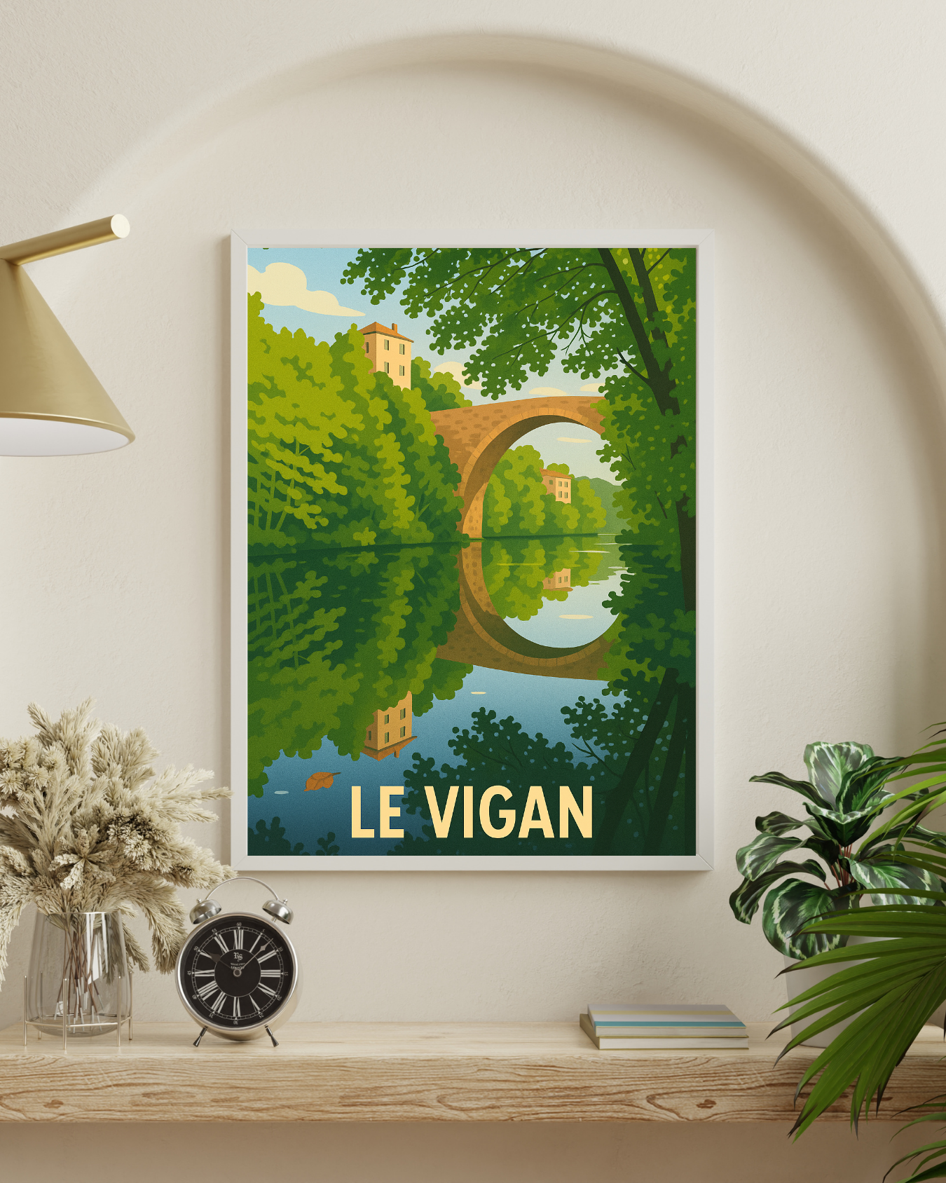 Les Cévennes et le pont du Vigan