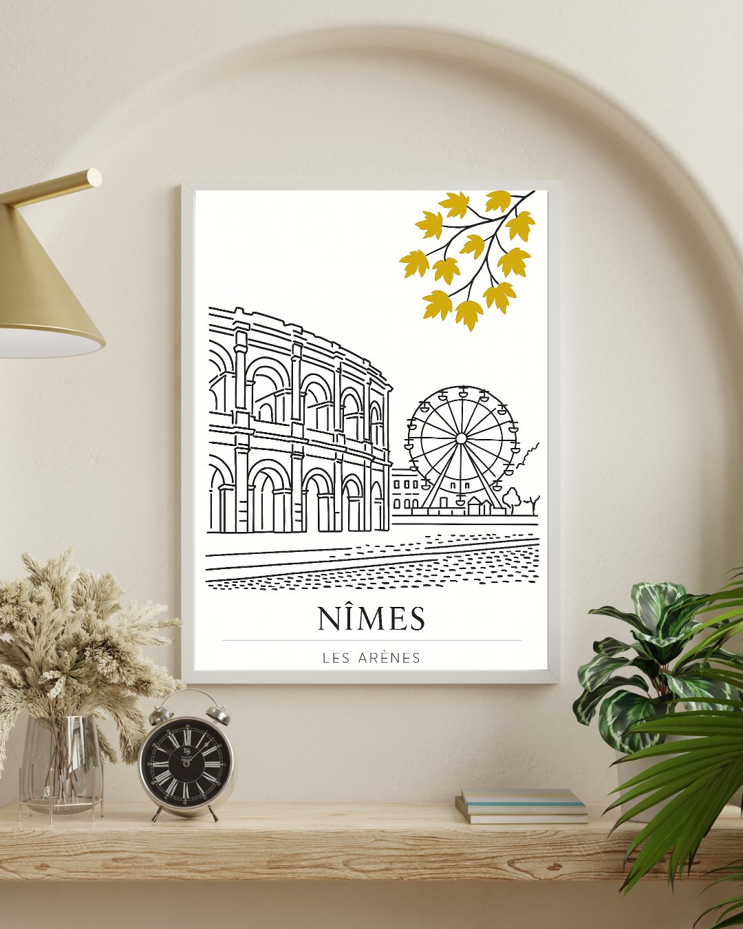 Nîmes, Les Arènes et la Grande Roue en New Line