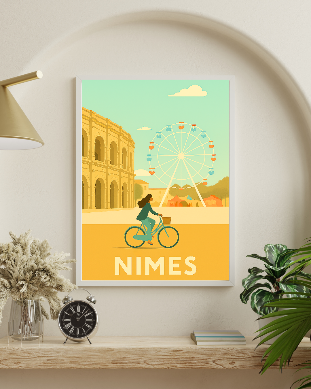 Nîmes, Les Arènes à vélo