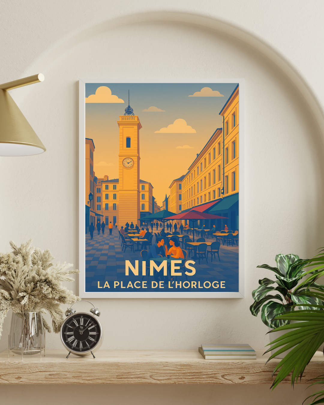 Nîmes, La place de l'horloge