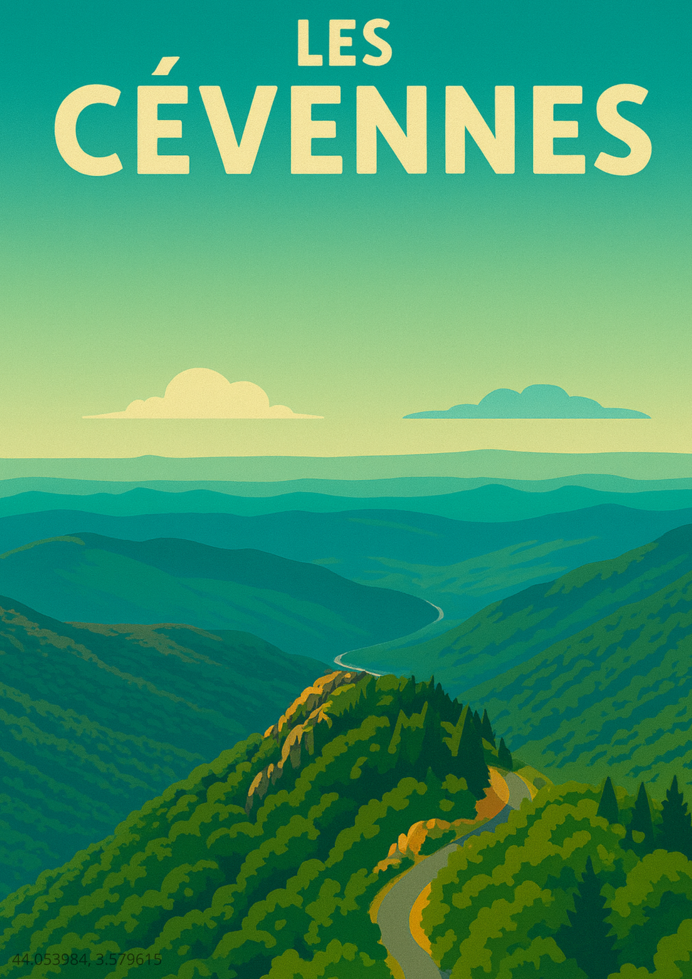 Les Cévennes, les montagnes bleues