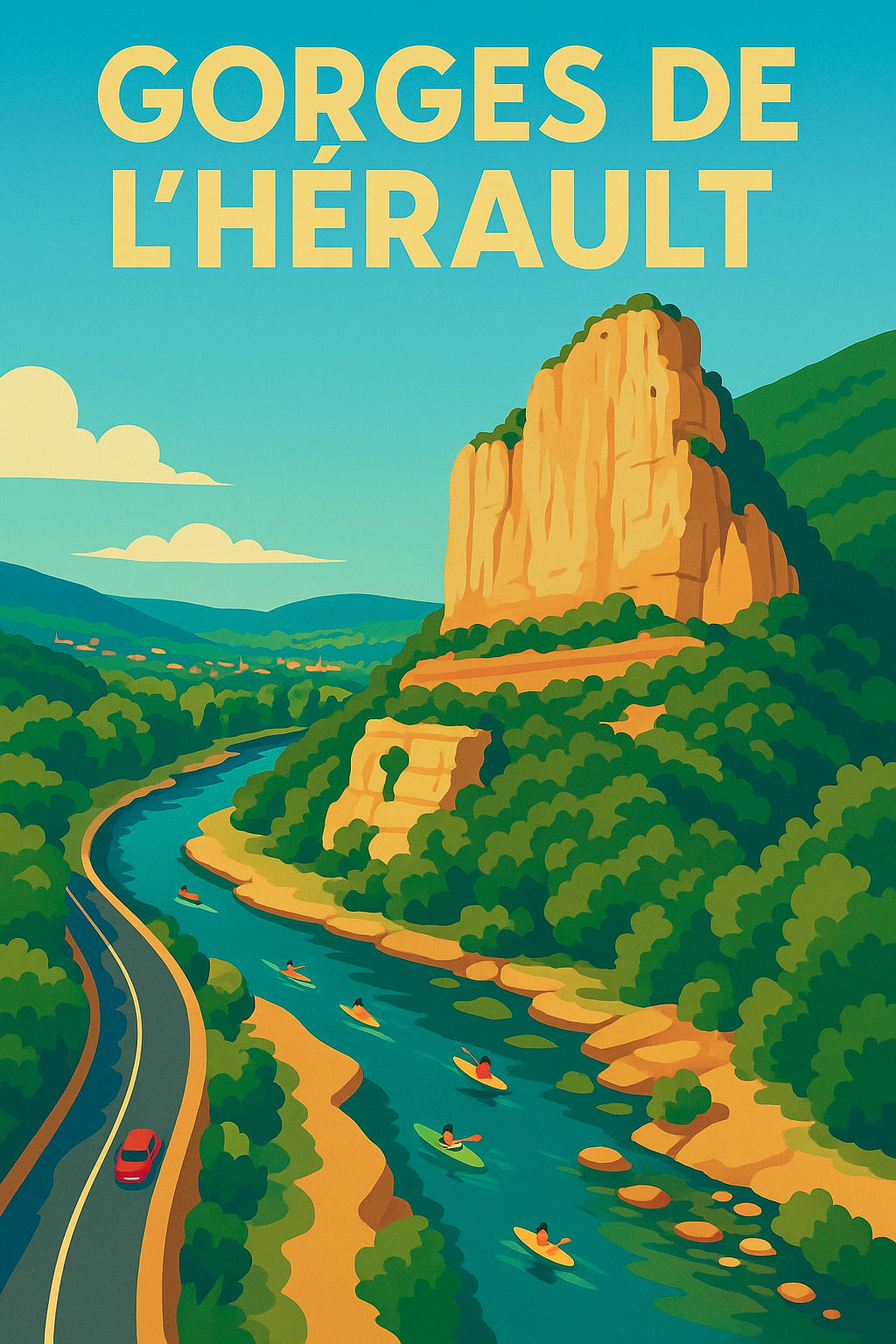Les Cévennes, les Gorges del'Herault