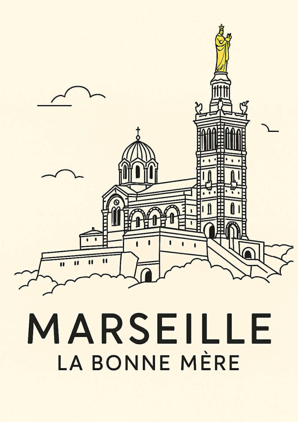 Marseille la Bonne Mère new line