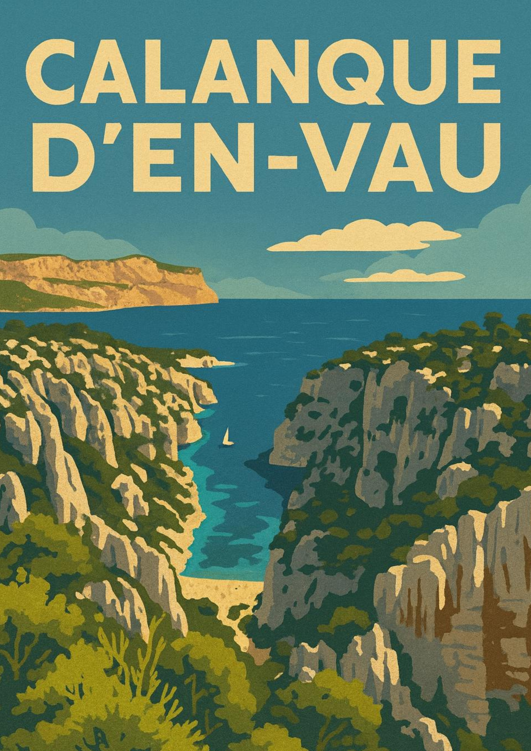 Marseille, calanque d'en-vau